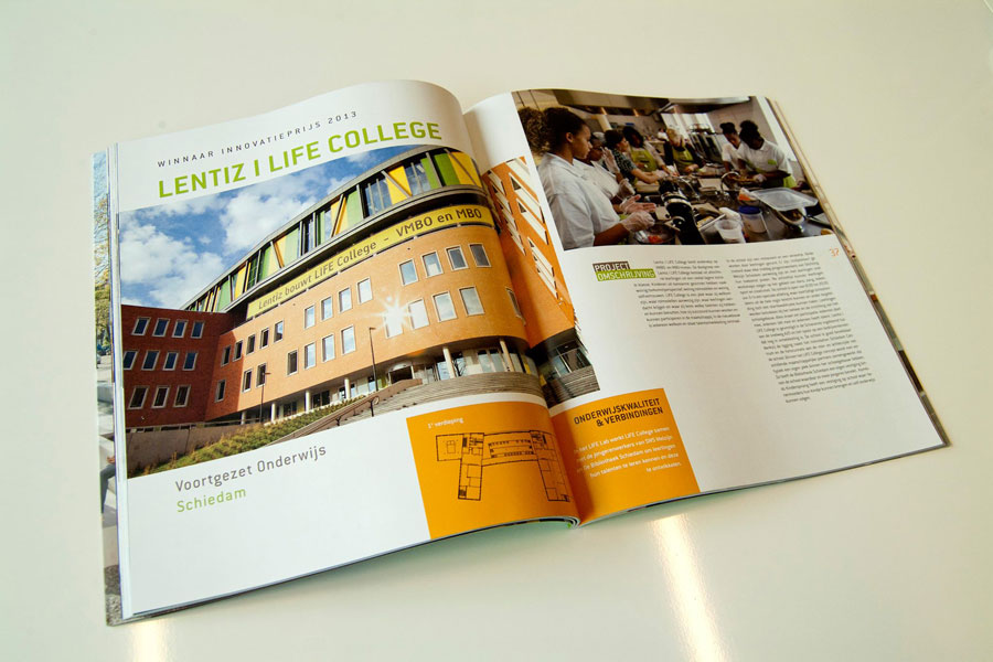 Lentiz Life college, architectenbureau Köstüre Design, kosture design, architectuur, interieurontwerp, scholenbouwprijs